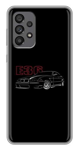 Силиконовый чехол с изображением "BMW E36" для Samsung Galaxy A73 (5G)