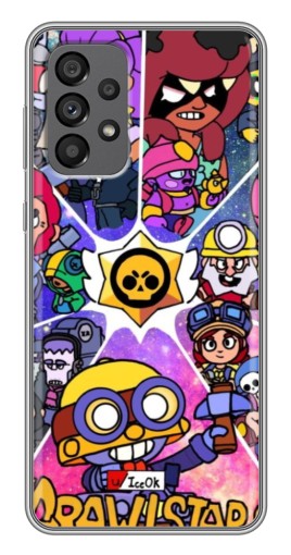 Чехол с печатью "Brawl заставка" для Samsung Galaxy A73 (5G)
