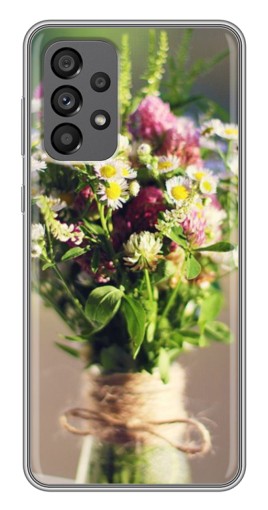 Силиконовый чехол с изображением "Букет полевых цветов" для Samsung Galaxy A73 (5G)