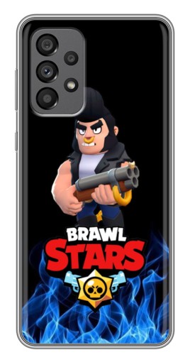 Чехол с картинкой "Булл в огне" для Samsung Galaxy A73 (5G)