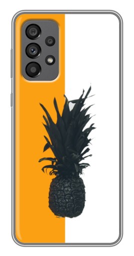 Чехол с картинкой "Черный Ананас" для Samsung Galaxy A73 (5G)