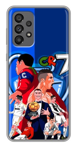 Силиконовый чехол с изображением "CR7" для Samsung Galaxy A73 (5G)