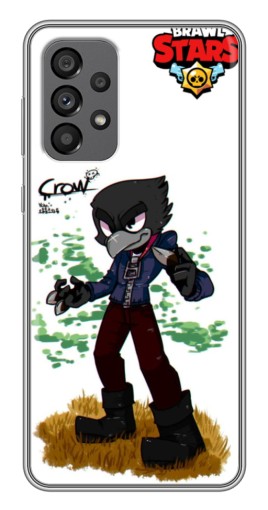 Чехол с печатью "Crow" для Samsung Galaxy A73 (5G)