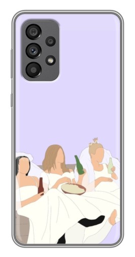 Силиконовый чехол с изображением "Девушки Друзья" для Samsung Galaxy A73 (5G)