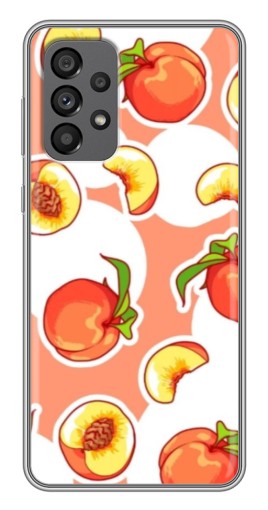 Чехол с принтом "Дольки персиков" для Samsung Galaxy A73 (5G)