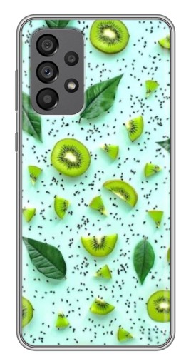 Чехол с картинкой "Фон киви" для Samsung Galaxy A73 (5G)