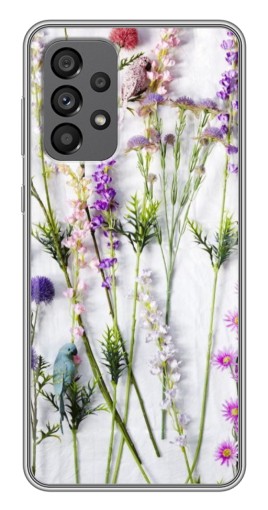 Чехол с принтом "Фон полевых цветов" для Samsung Galaxy A73 (5G)