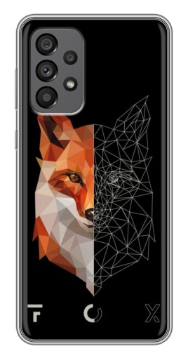 Силиконовый чехол с изображением "Fox" для Samsung Galaxy A73 (5G)