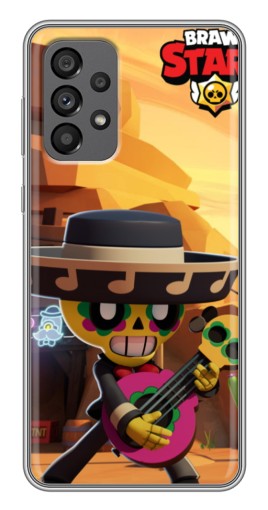 Чехол с печатью "Гитарист Poco" для Samsung Galaxy A73 (5G)