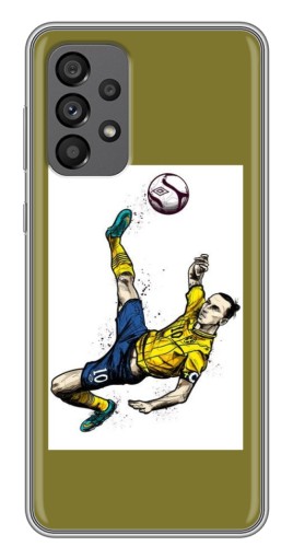 Силиконовый чехол с изображением "Гол Ибрагимовича" для Samsung Galaxy A73 (5G)