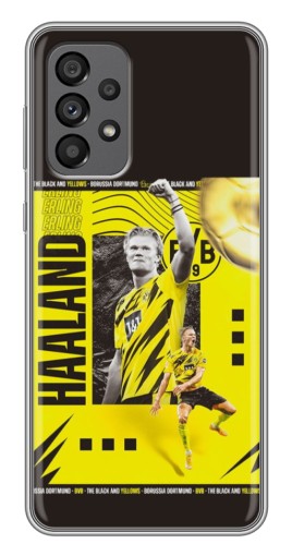 Силиконовый чехол с изображением "Golden Haaland" для Samsung Galaxy A73 (5G)