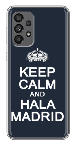 Силиконовый чехол с изображением "Hala Madrid" для Samsung Galaxy A73 (5G)