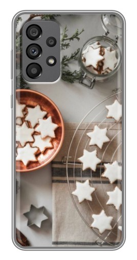 Чехол с печатью "Имбирные звездочки" для Samsung Galaxy A73 (5G)