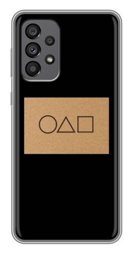 Силиконовый чехол с изображением "Карточка Кальмара" для Samsung Galaxy A73 (5G)