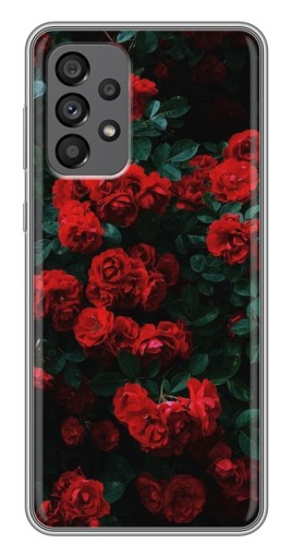 Чехол с принтом "Красные розы" для Samsung Galaxy A73 (5G)