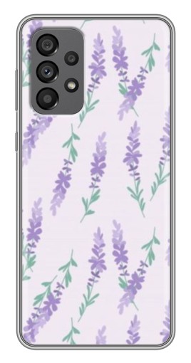 Силиконовый чехол с изображением "Лавандовый фон " для Samsung Galaxy A73 (5G)