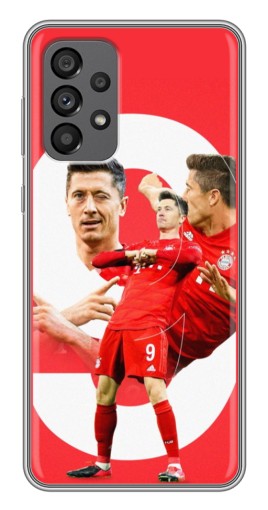 Силиконовый чехол с изображением "Левандовски" для Samsung Galaxy A73 (5G)