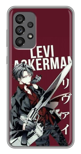 Чехол с картинкой "levi Ackerman" для Samsung Galaxy A73 (5G)