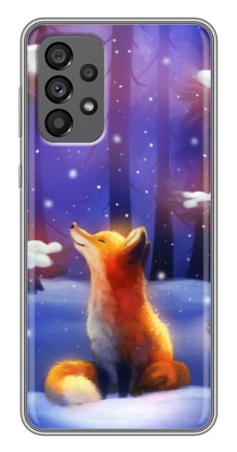 Чехол с печатью "Лисичка в лесу" для Samsung Galaxy A73 (5G)