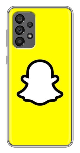 Чехол с печатью "Лого Snapchat" для Samsung Galaxy A73 (5G)