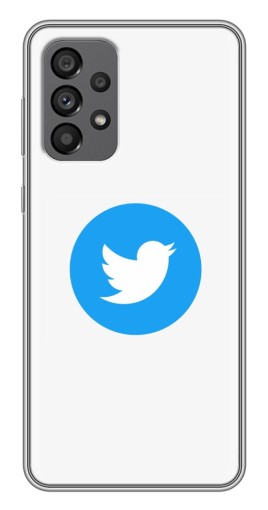 Чехол с принтом "Лого Твиттера" для Samsung Galaxy A73 (5G)