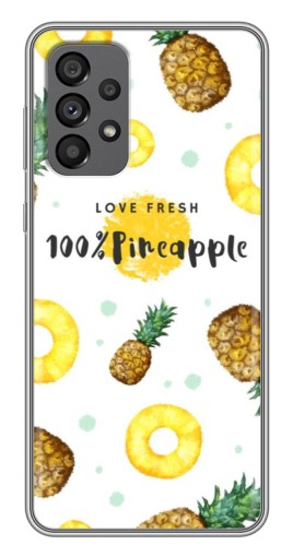 Чехол с печатью "Любовь к ананасам" для Samsung Galaxy A73 (5G)