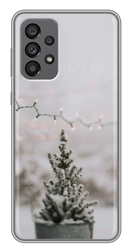 Силиконовый чехол с изображением "Маленькая елка" для Samsung Galaxy A73 (5G)