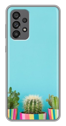 Чехол с печатью "Маленькие кактусы" для Samsung Galaxy A73 (5G)