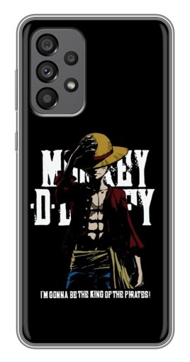 Силиконовый чехол с изображением "Манки в шляпе" для Samsung Galaxy A73 (5G)