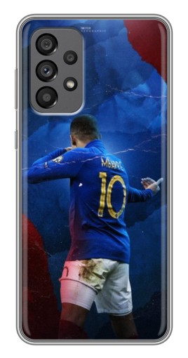 Чехол с картинкой "Мбаппе в Франции" для Samsung Galaxy A73 (5G)