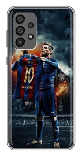 Чехол с печатью "Месси с футболкой" для Samsung Galaxy A73 (5G)