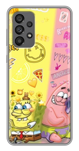 Чехол с печатью "Модный разговор" для Samsung Galaxy A73 (5G)
