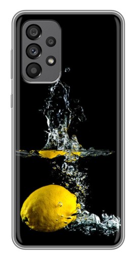Силиконовый чехол с изображением "Мокрый Лимон" для Samsung Galaxy A73 (5G)