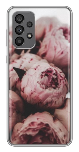 Чехол с печатью "Нежные пионы" для Samsung Galaxy A73 (5G)