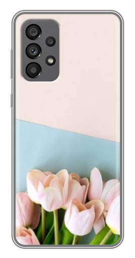 Чехол с принтом "Нежные тюльпаны" для Samsung Galaxy A73 (5G)