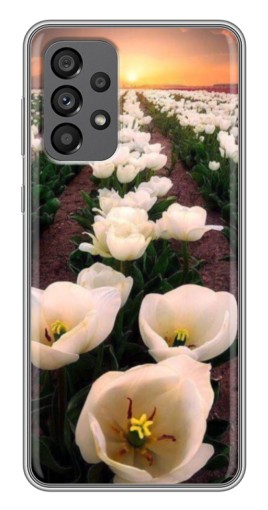 Чехол с картинкой "Поле тульпанов " для Samsung Galaxy A73 (5G)