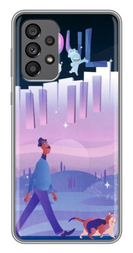Чехол с печатью "Постер к мультику" для Samsung Galaxy A73 (5G)
