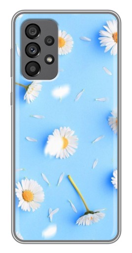 Чехол с принтом "Ромашковый фон" для Samsung Galaxy A73 (5G)