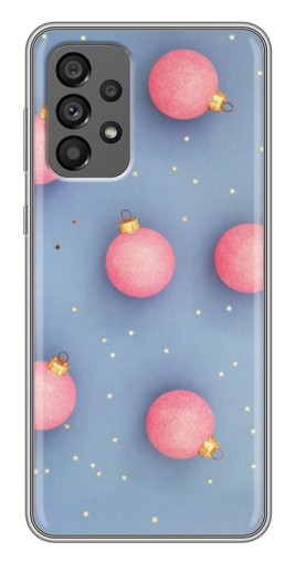 Силиконовый чехол с изображением "Розовые шары" для Samsung Galaxy A73 (5G)