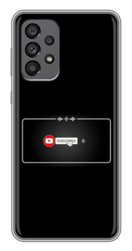 Чехол с печатью "subscribed" для Samsung Galaxy A73 (5G)