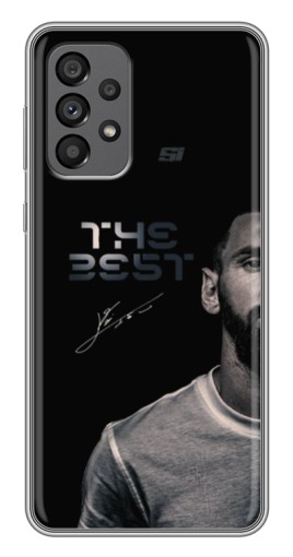 Чехол с печатью "The Best Messi" для Samsung Galaxy A73 (5G)