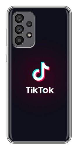 Чехол с картинкой "TikTok темный" для Samsung Galaxy A73 (5G)