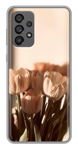 Силиконовый чехол с изображением "Тюльпаны на солнце" для Samsung Galaxy A73 (5G)