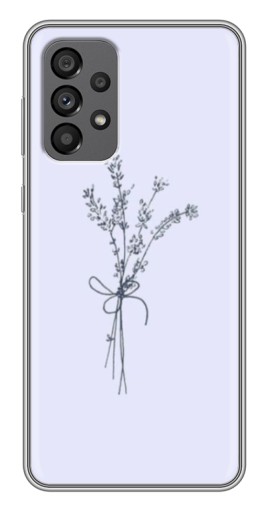 Силиконовый чехол с изображением "Веточки лаванды" для Samsung Galaxy A73 (5G)