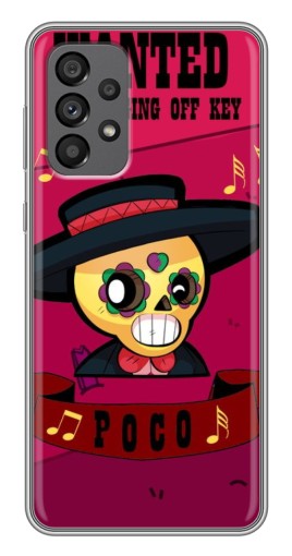 Чехол с картинкой "WANTED POCO" для Samsung Galaxy A73 (5G)