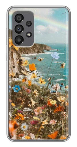 Чехол с картинкой "Яркие полевые цветы" для Samsung Galaxy A73 (5G)
