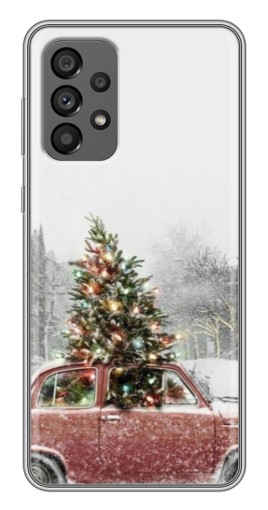 Чехол с картинкой "Елка в машине" для Samsung Galaxy A73 (5G)