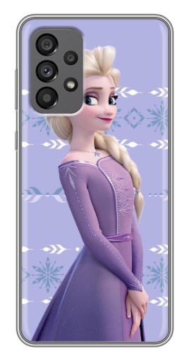 Силиконовый чехол с изображением "Ельза" для Samsung Galaxy A73 (5G)