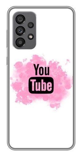 Чехол с картинкой "Ютуб в дыму" для Samsung Galaxy A73 (5G)
