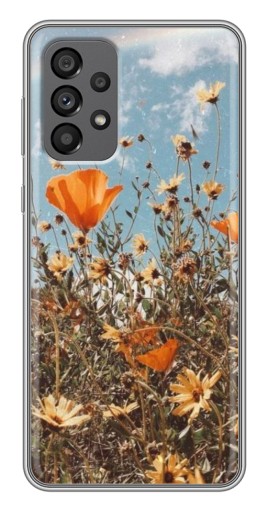 Чехол с принтом "Желтые цветы" для Samsung Galaxy A73 (5G)